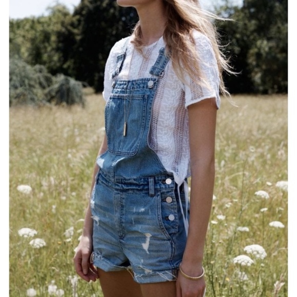 Madewell Tops - Madewell White Lace Side-Tie Top
